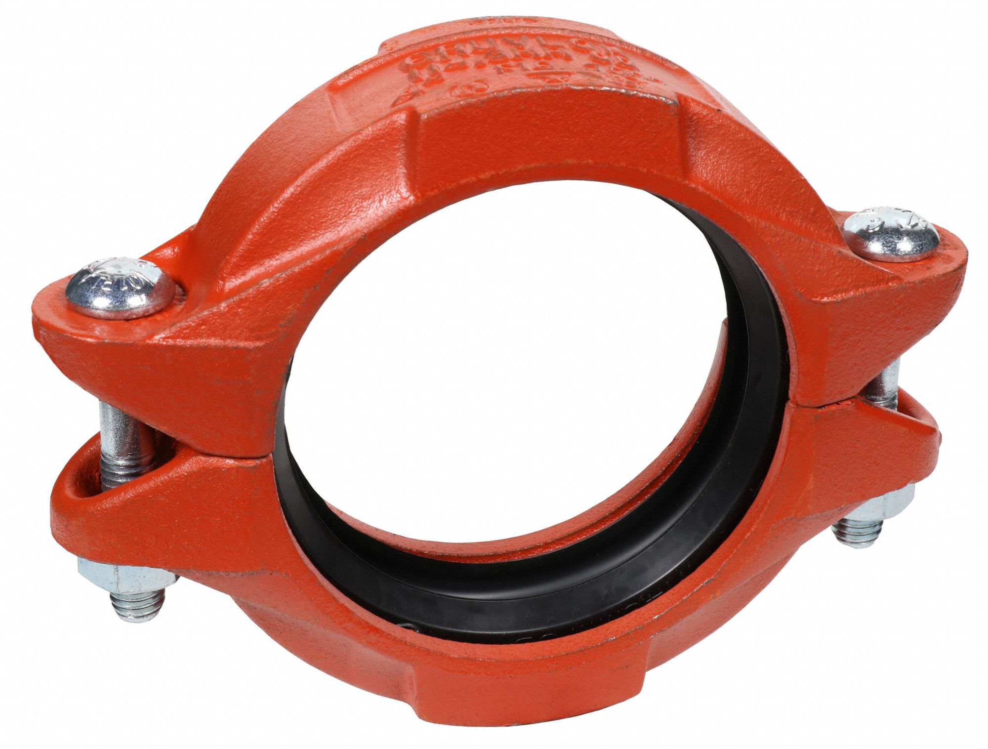 Flexible Lightweight Coupling: Ductile Iron, 1 1/2 in x 1 1/2 in Fitting Pipe Size, Grooved
