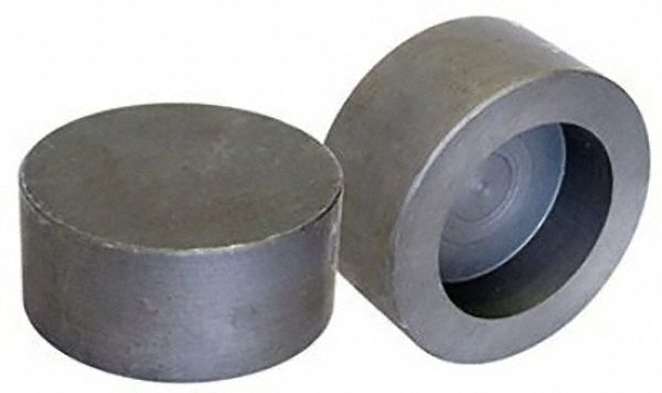 Round Cap: Forged Steel, 1 1/2 in Fitting Pipe Size, Class 6000