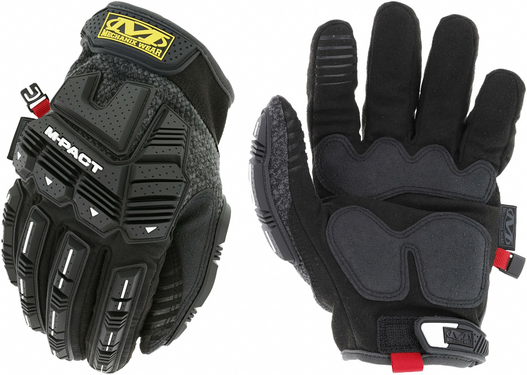 Mechanix Wear M-Pact® Gloves, Small, Hook & Loop, Synthetic - Pair