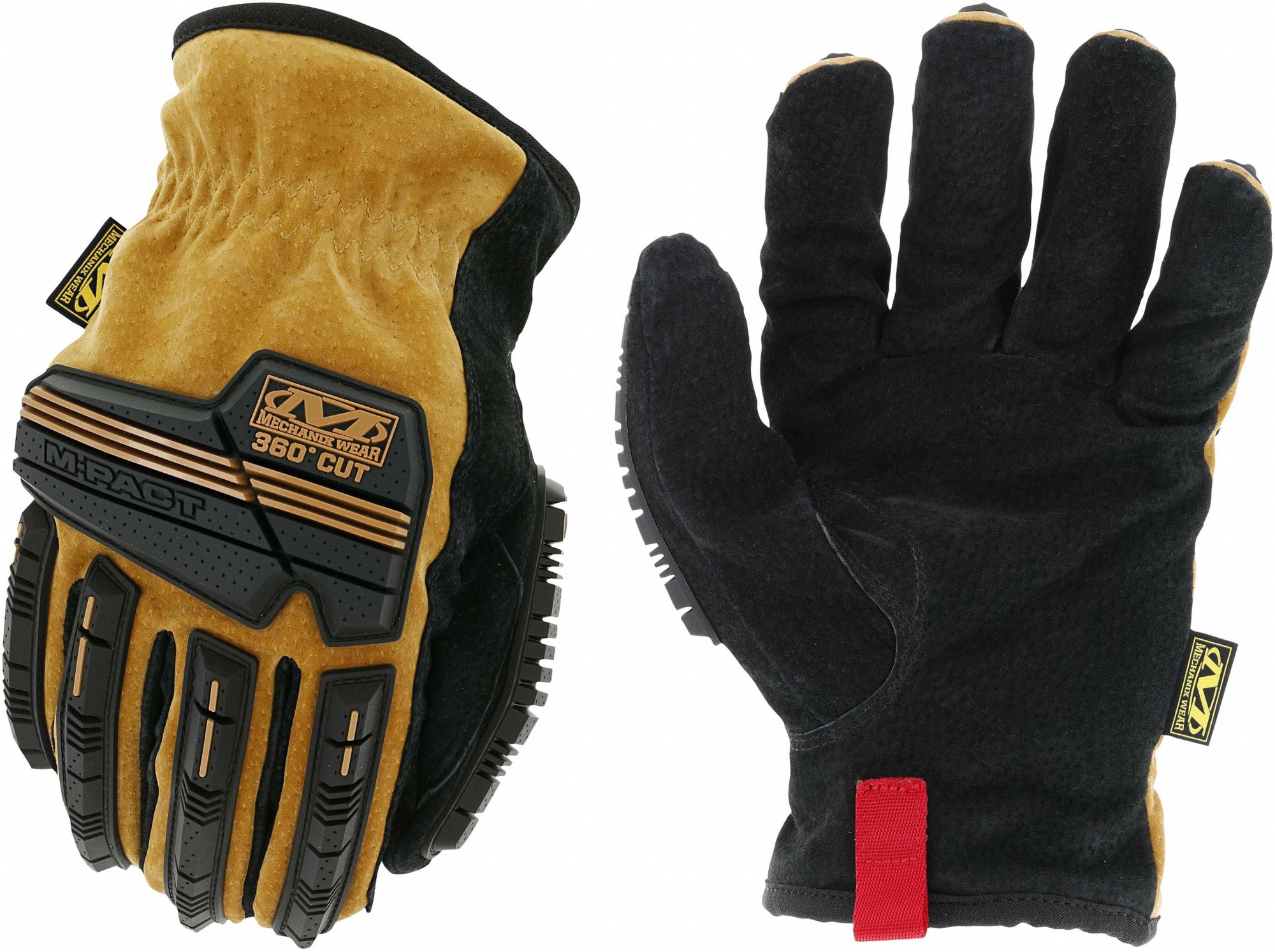 MECHANIX WEAR Leather Gloves L ( 10 ), Drivers Glove, Pigskin, Std