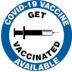 Covid-19 Vaccine Available Get Vaccinated Signs