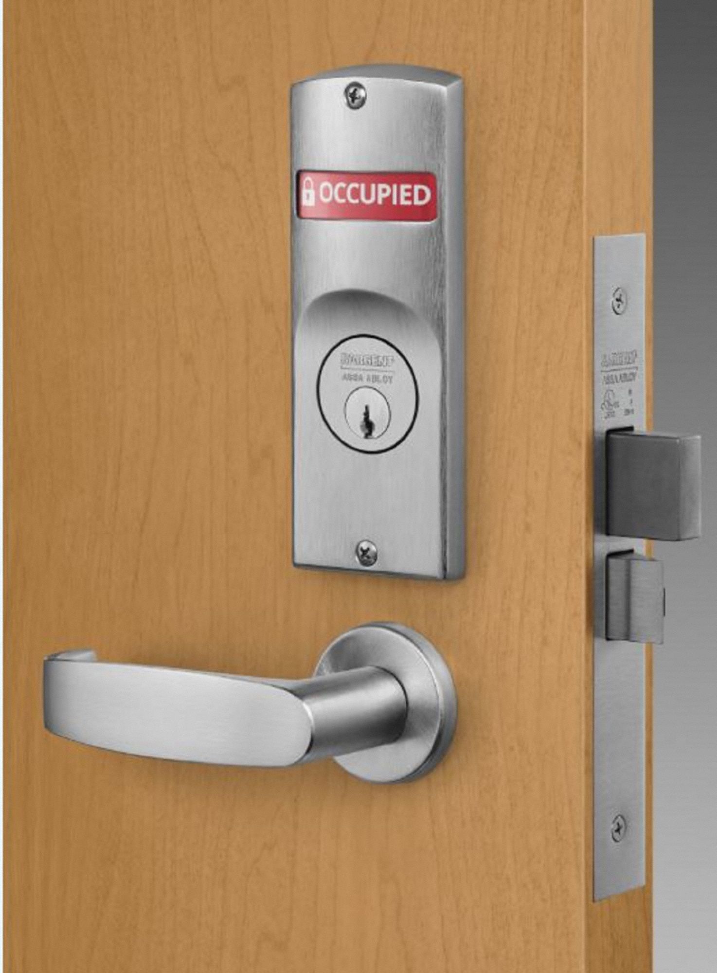 Mechanical Exit Device Trim: 48 in Max Door Wd, Chrome