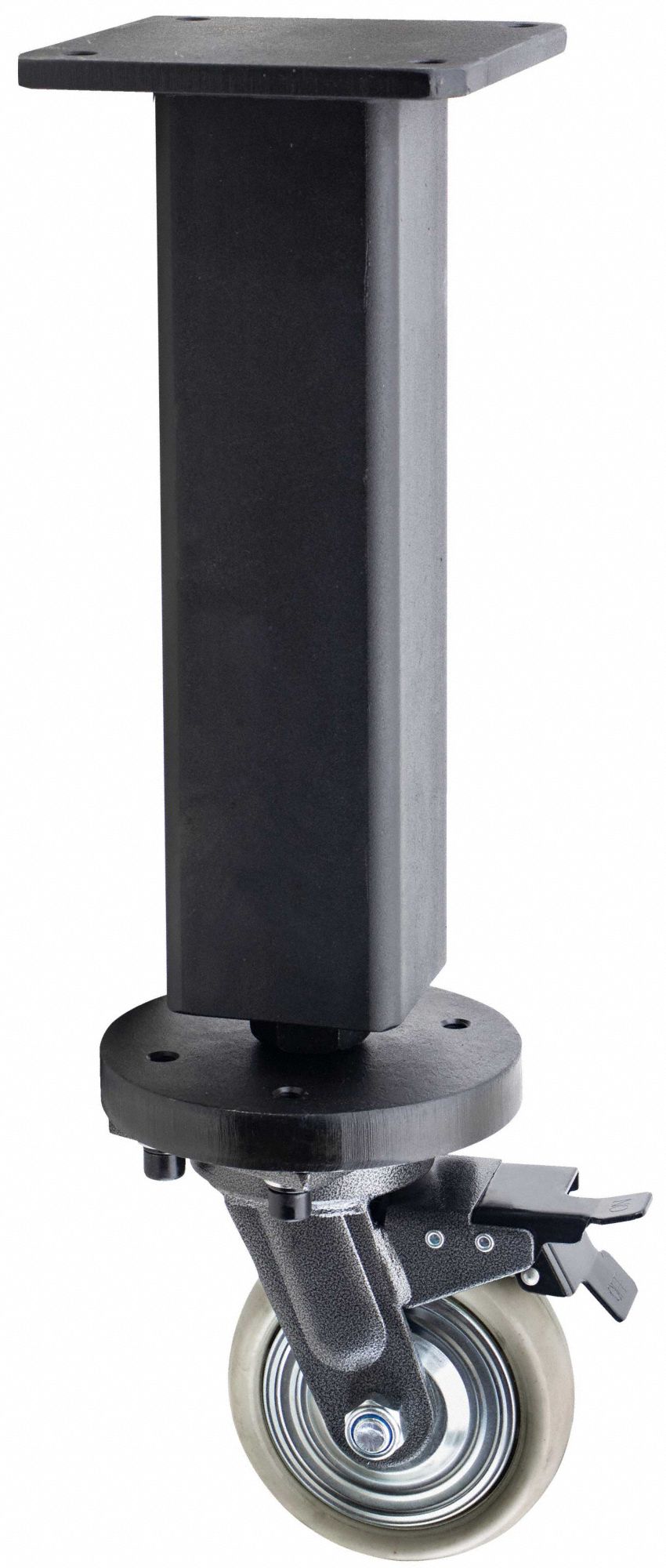 Fixed Table Leg,  25.6 in H,  Caster