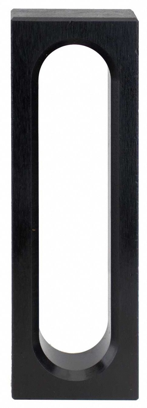 Straight Edge Stop,  5.9 in L,  2 in W