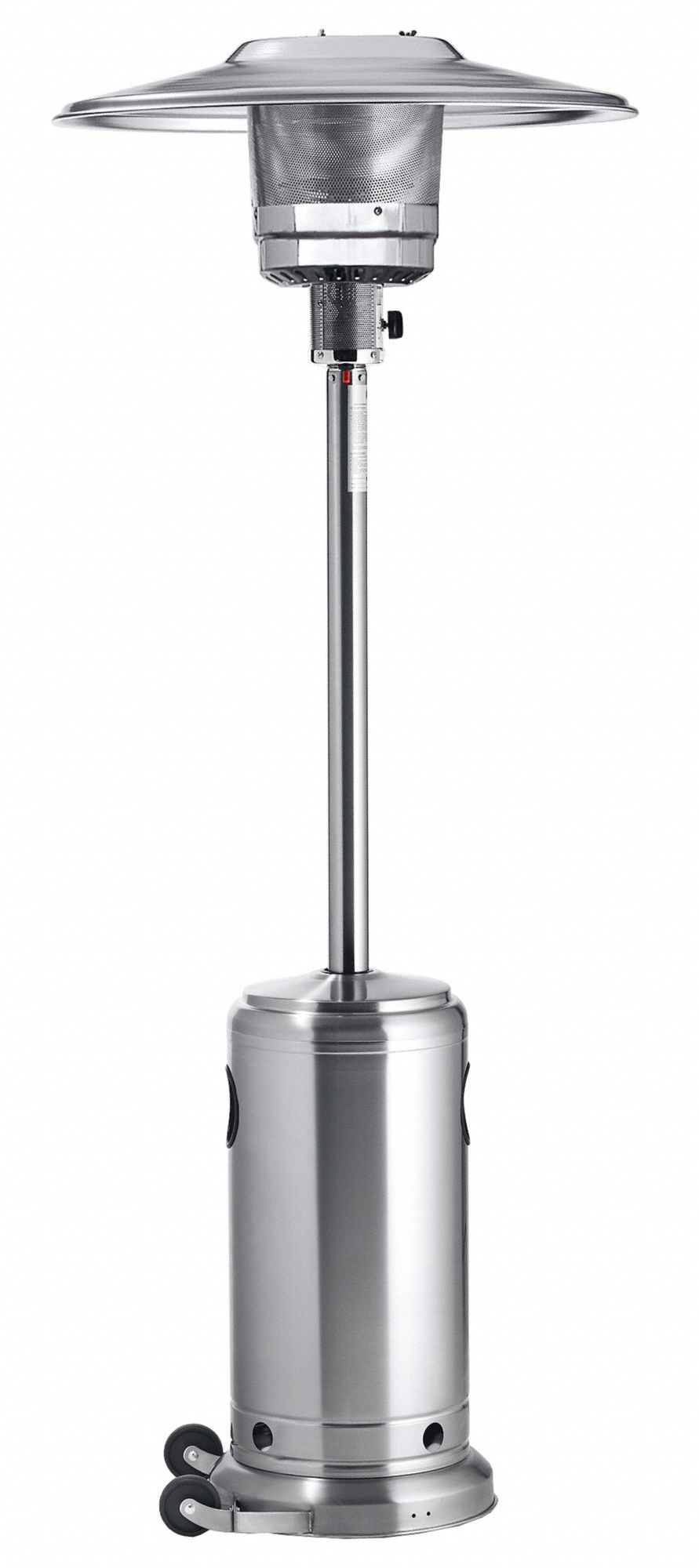 CROWN VERITY Patio Heater, Canopy, Propane, Heating Capacity Input