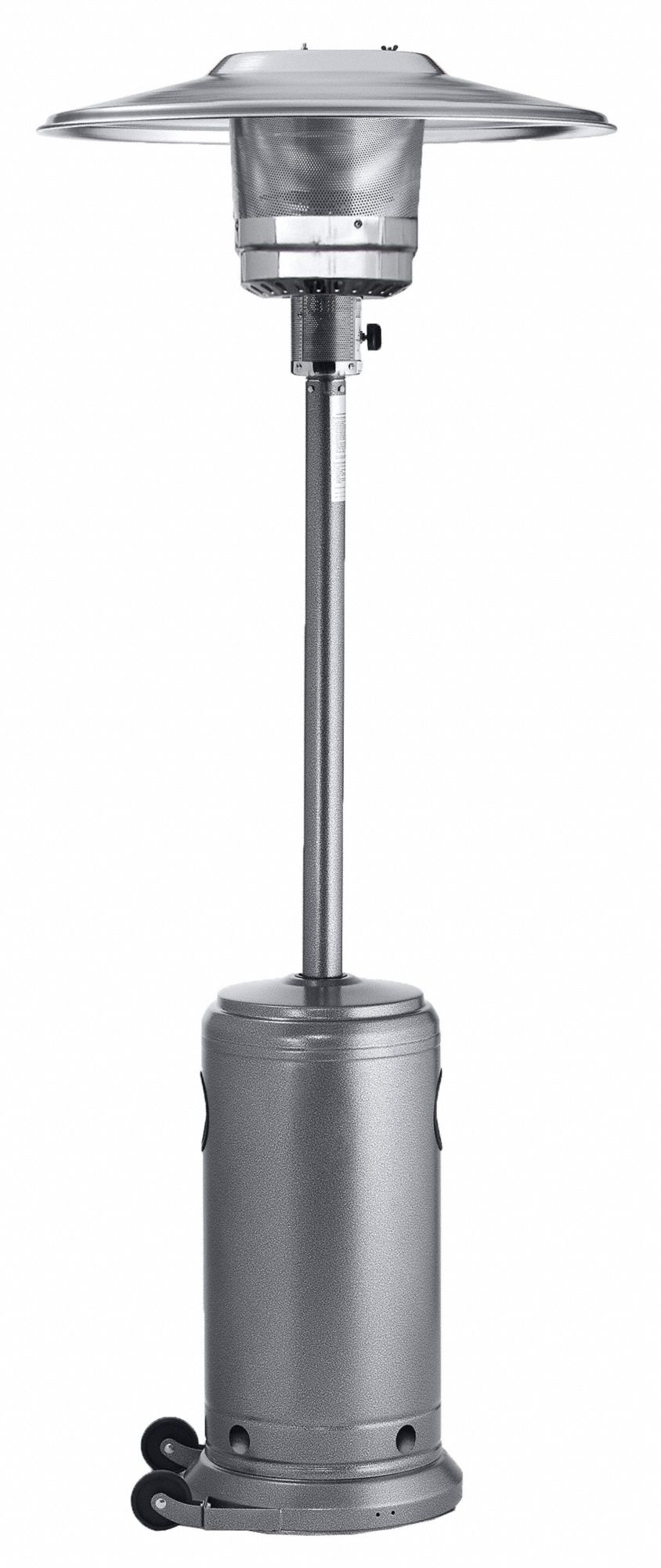 CROWN VERITY Patio Heater, Canopy, Propane, Heating Capacity Input