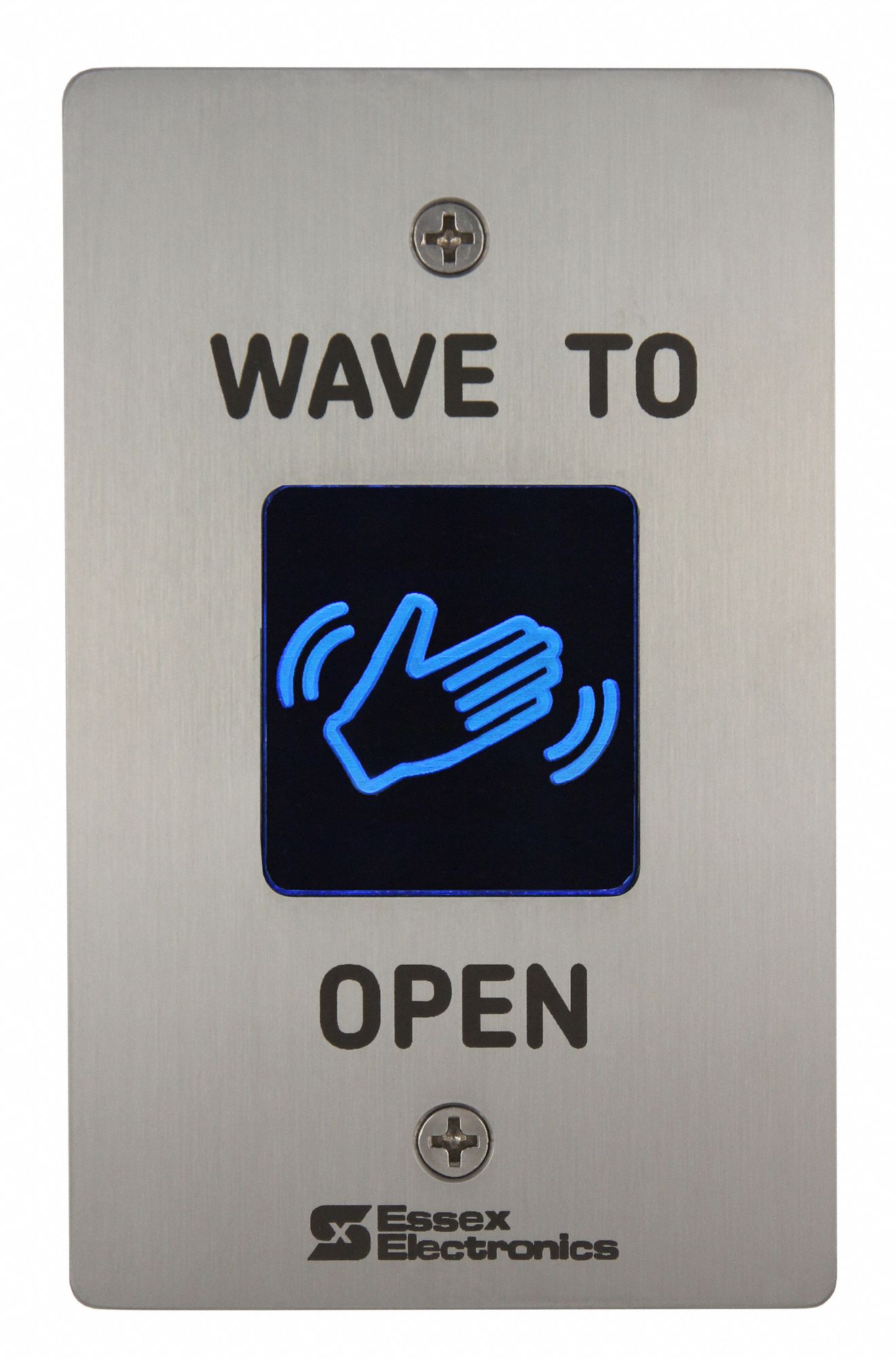 Wave-to-Open Touch Plate Stainless Steel