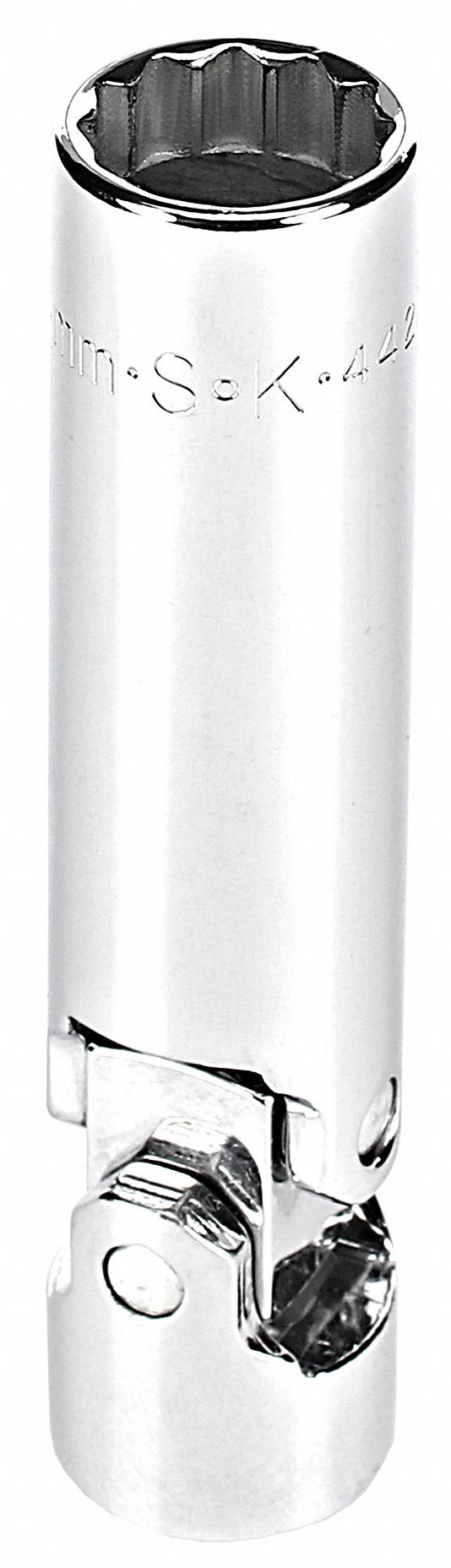 SK HAND TOOL, LLC, 3/8 in Drive Size, 14 mm Socket Size, Spark Plug