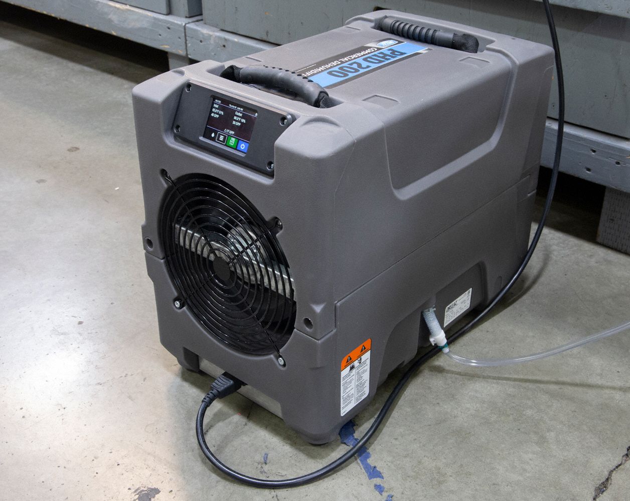 DRIEAZ Industrial Compact Dehumidifier 74 pt Per Day, Std Refrigerant