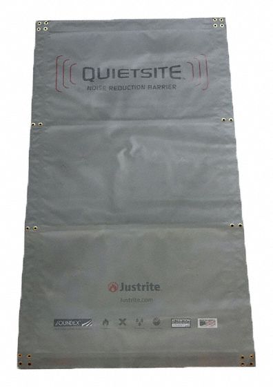 Acoustic Panel: 5 ft Overall Wd, 8 ft Overall Lg, 1 in Thick, Polyester, 26466