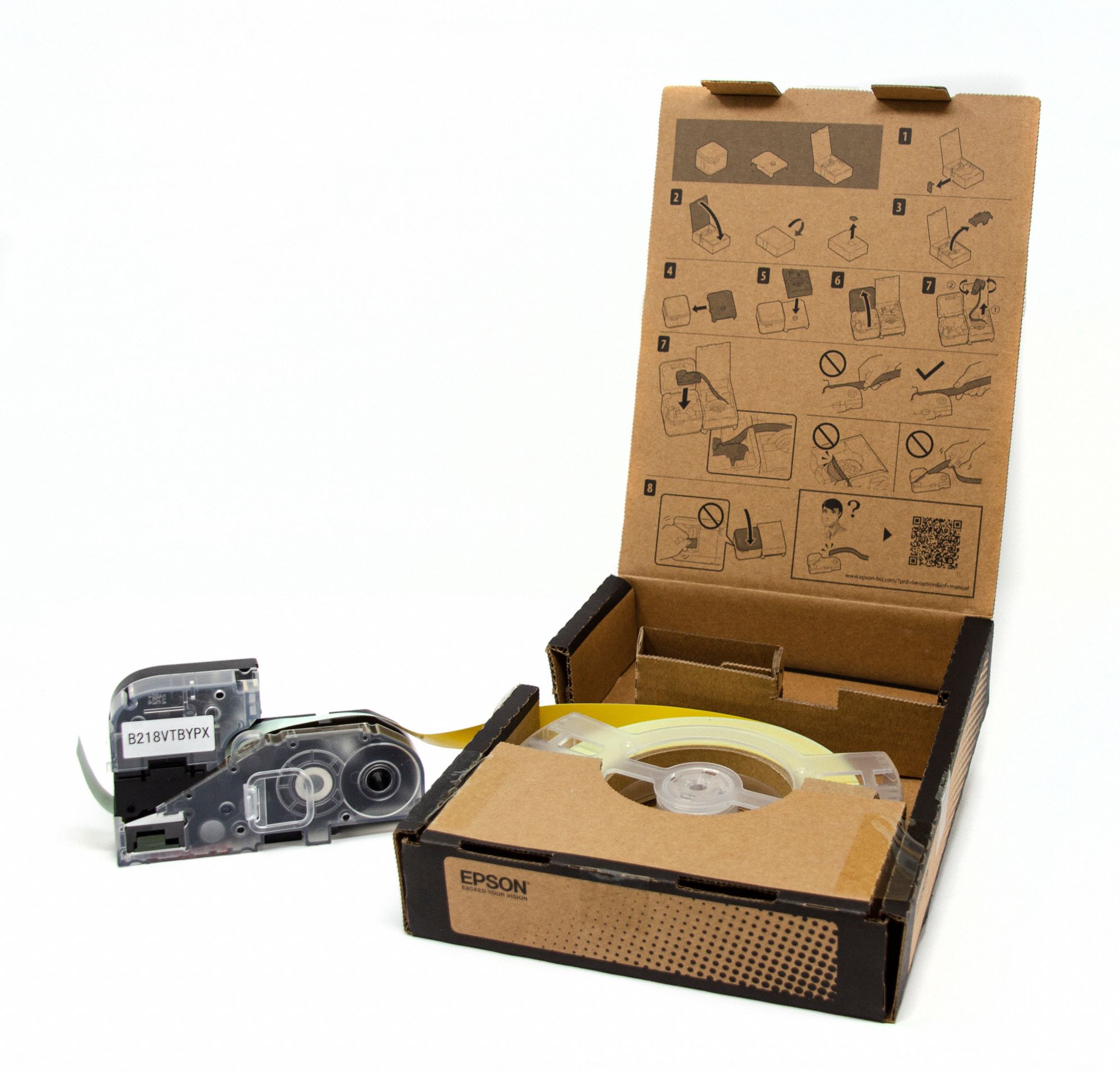 RUBAN VINYLE VRAC,18 MM X 45 M,NOIR/JN