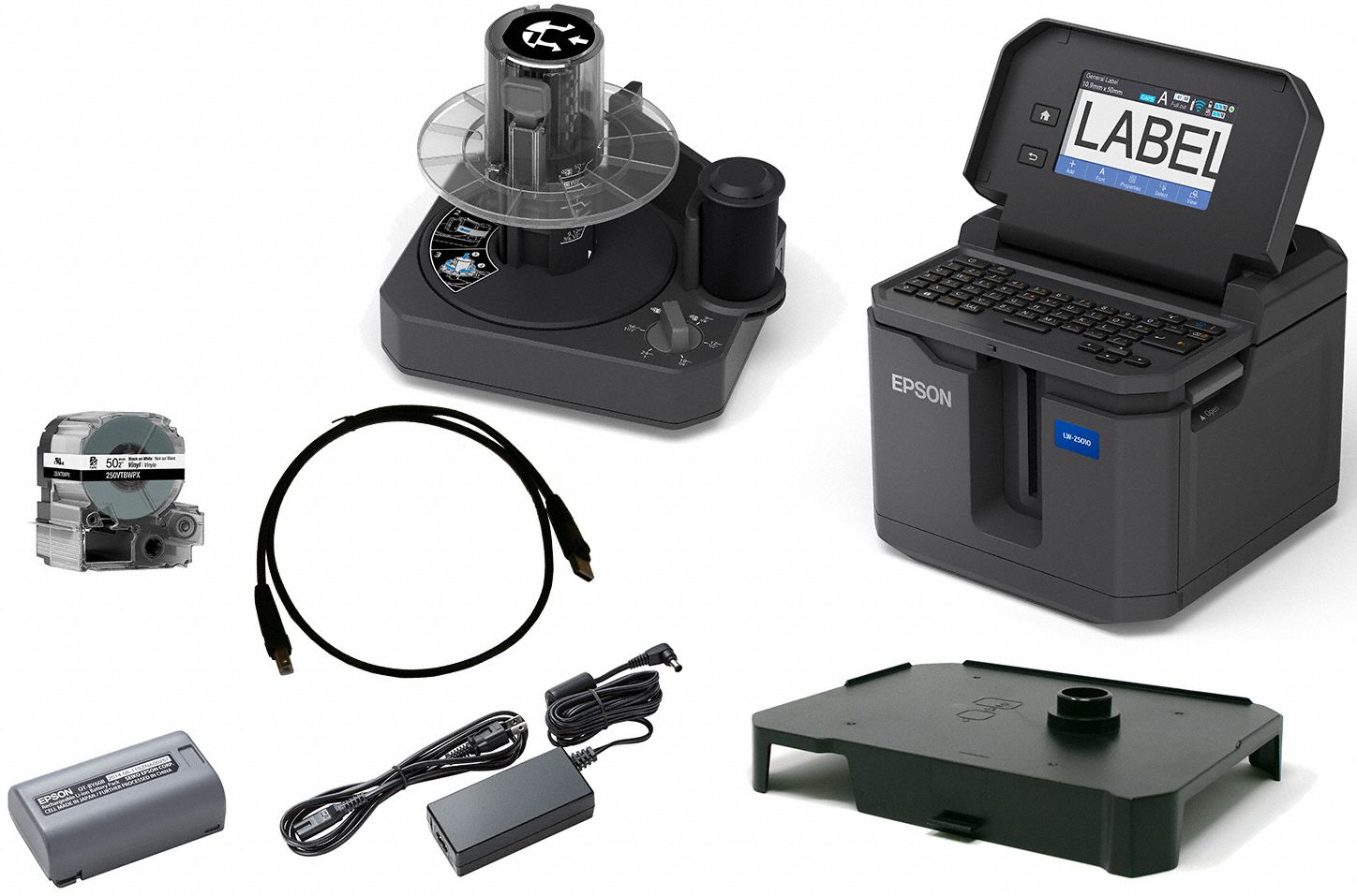 Portable Printer: Printer and Label, Wi-Fi Connected, 2", 300 dpi Printhead Resolution