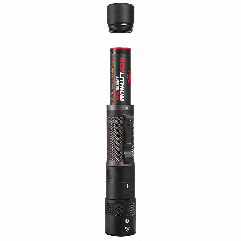 MILWAUKEE Cordless Flashlight 1,100 lm Max Brightness, 1.75 hr Run