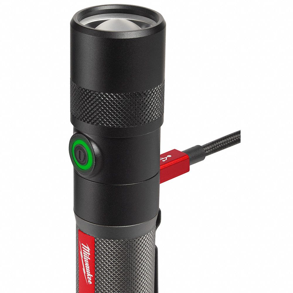 MILWAUKEE Cordless Flashlight 1,100 lm Max Brightness, 1.75 hr Run
