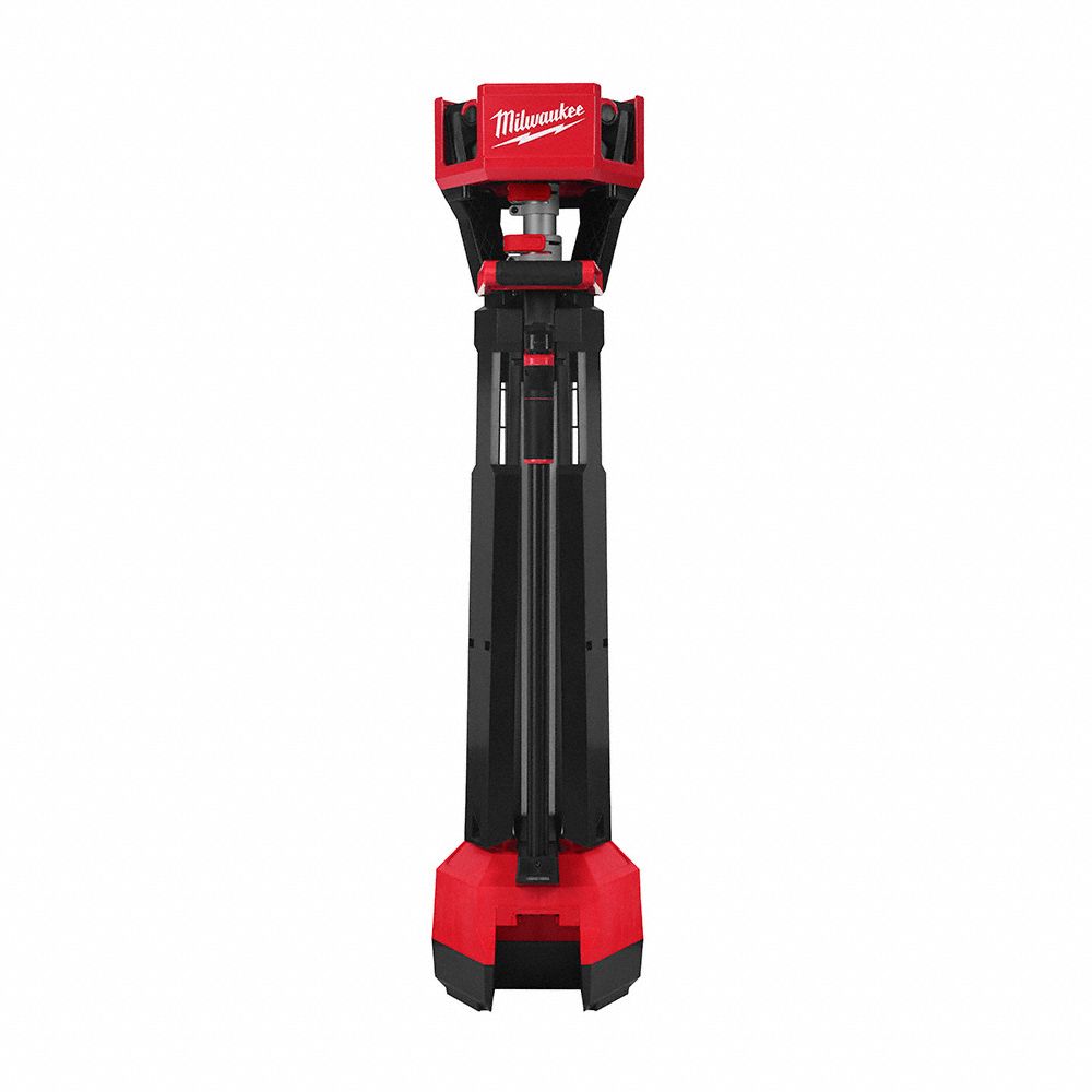 MILWAUKEE Cordless Tripod Light: M18, Bare Tool, 6,000 lm Max., 3 Modes ...