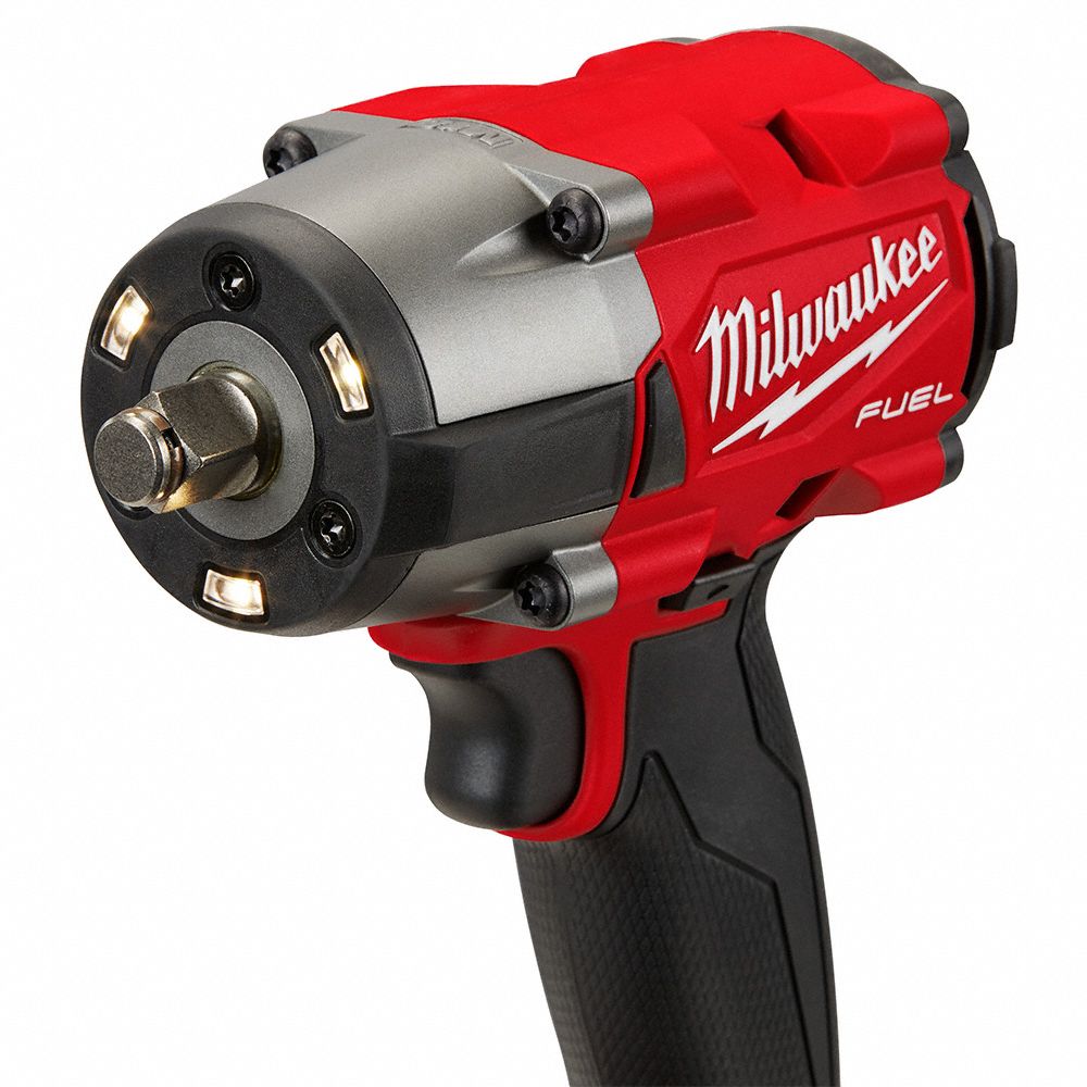 MILWAUKEE Impact Wrench 1/2 in Square Drive Size, 550 ftlb Fastening