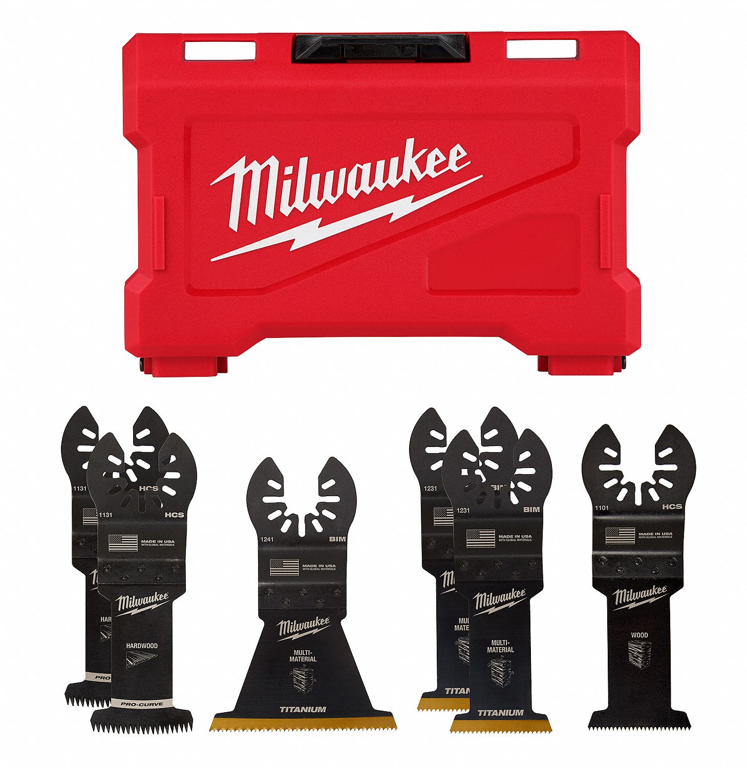 MILWAUKEE OSCILLATING MULTI-TOOL BLADE SET, BI-METAL/HIGH-CARBON