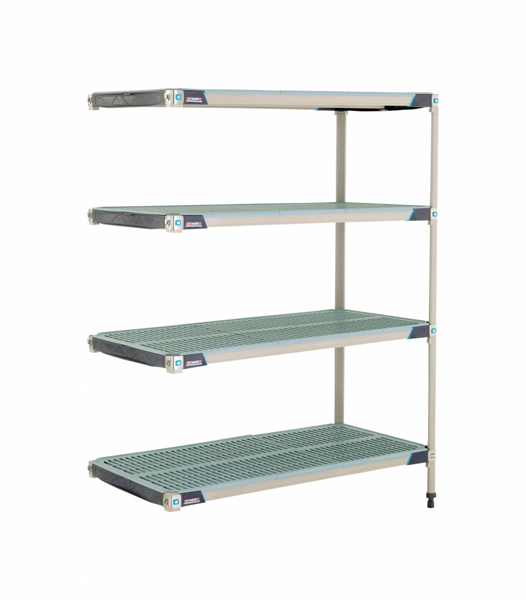 METRO, 24 in x 48 in, 62 in Overall Ht, Plastic Industrial Shelving