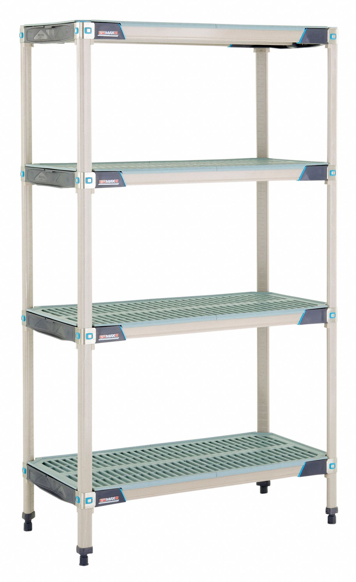 METRO, 18 in x 36 in, 62 in Overall Ht, Plastic Industrial Shelving