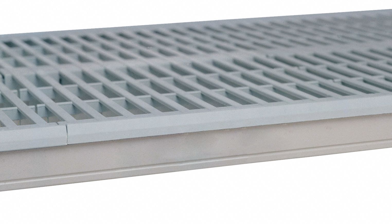 Color Shelf Marker: MetroMax i Series, 6 in Overall Wd, 1 1/2 in Overall Ht, White