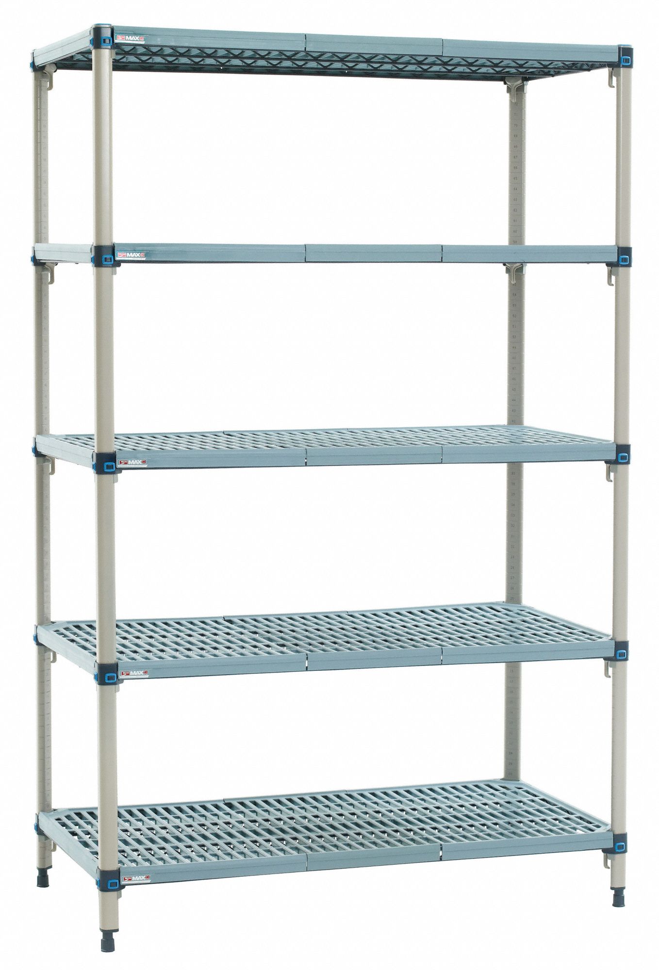 METRO, 18 in x 36 in, 74 in Overall Ht, Shelf Plastic Industrial