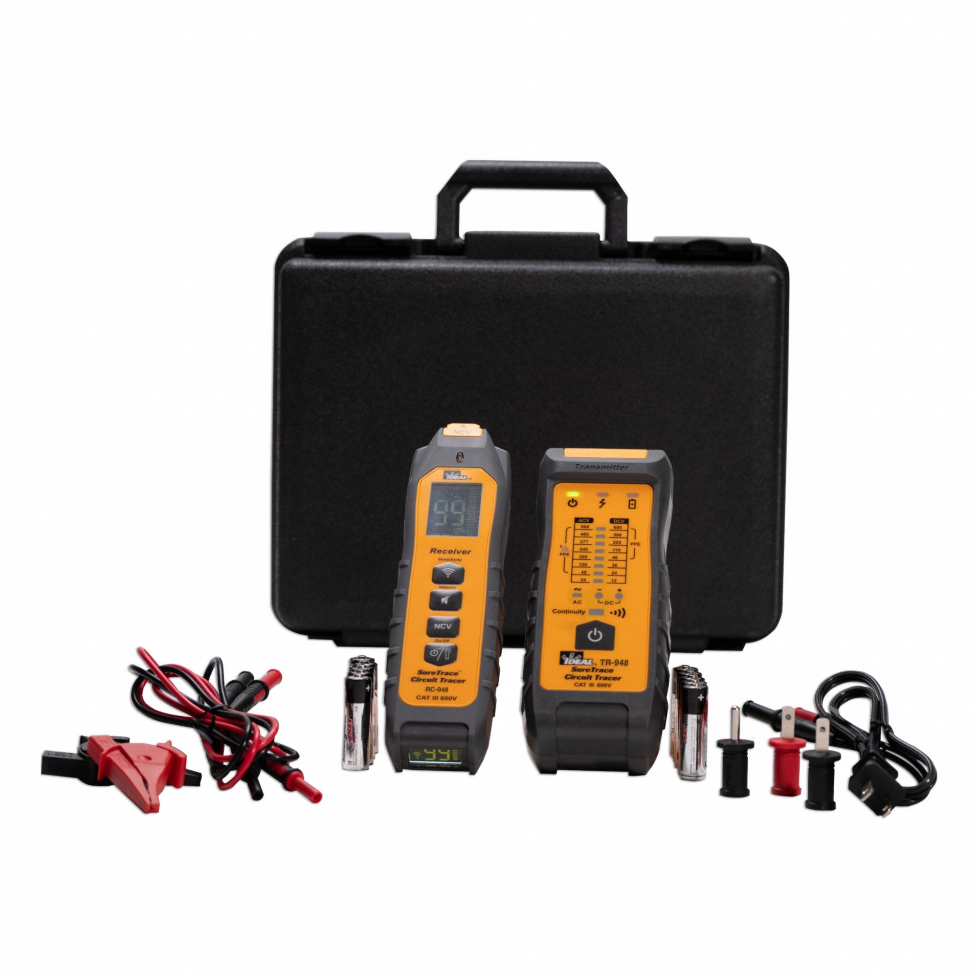 IDEAL INDUSTRIES, 61-948, 0 to 600V AC, Circuit Tracer Kit