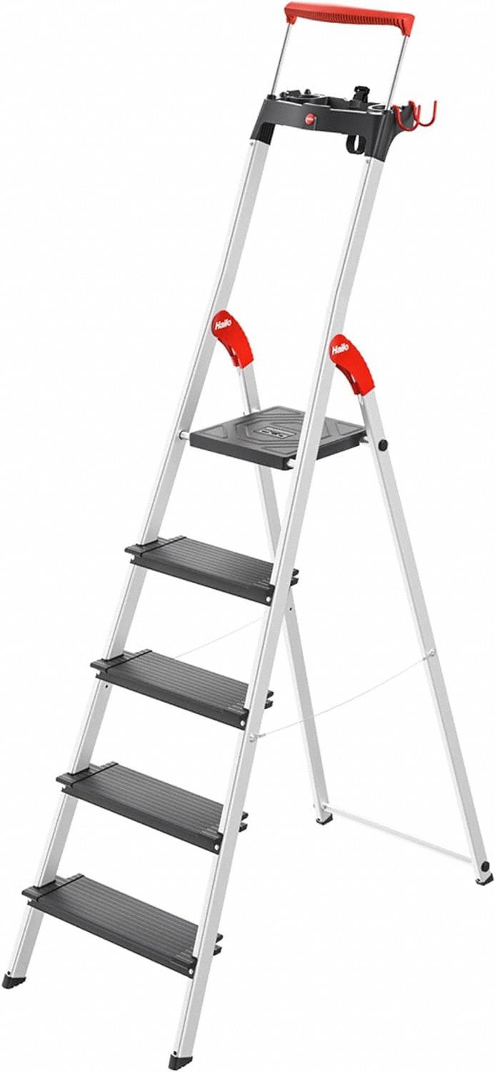 Platform Stepladder, Bottom 48 cm W, Al