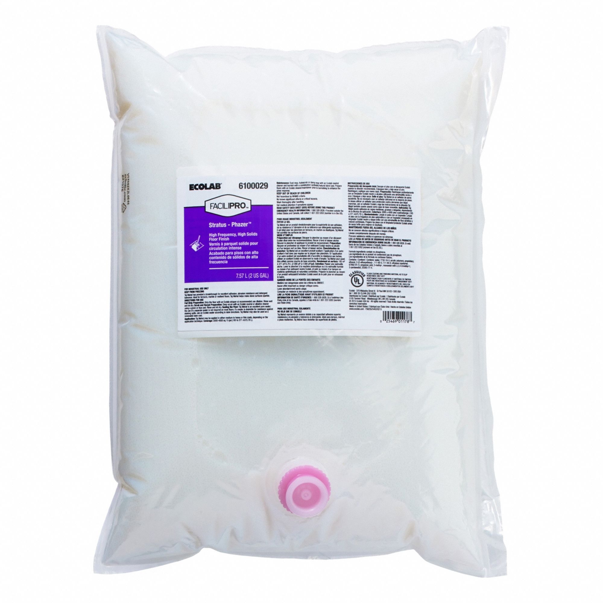 Floor Finish Liquid 2 gal Bag PK2