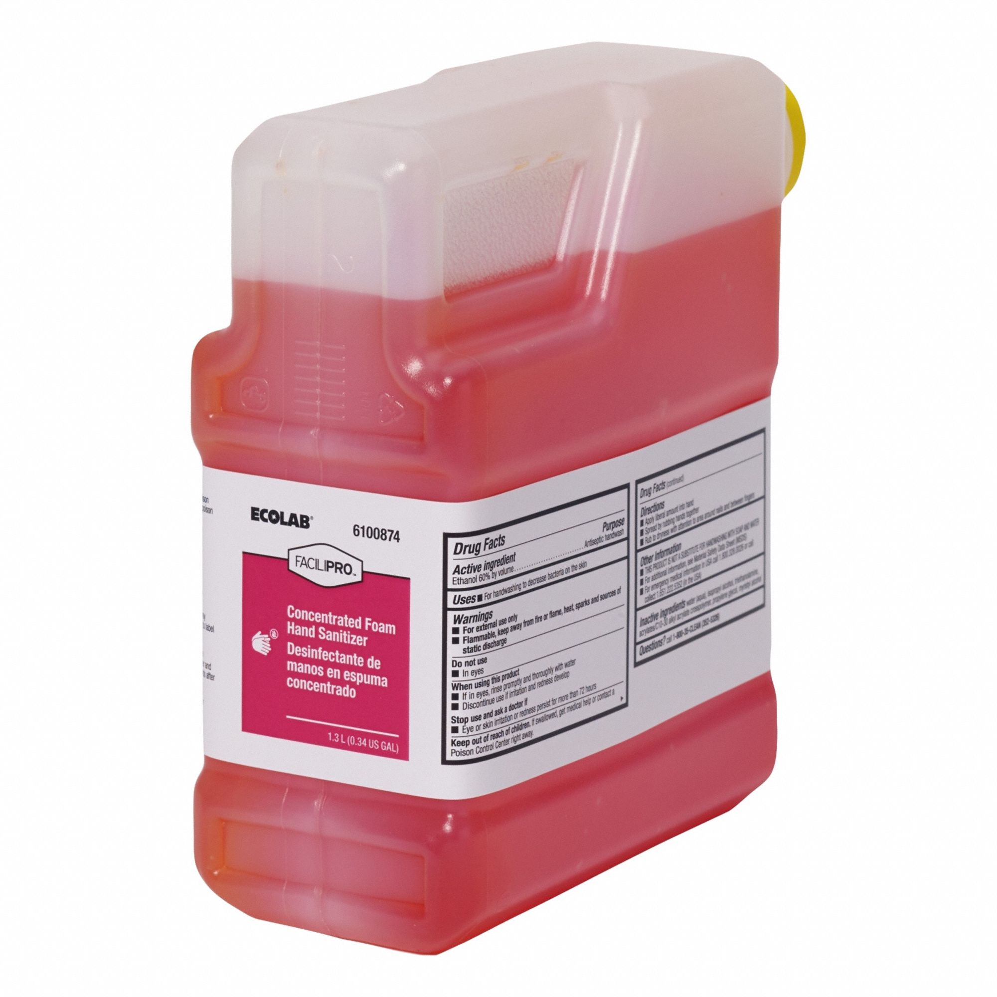 ECOLAB, Liquid, Jug, Hand Sanitizer - 400GJ0|6100874 - Grainger
