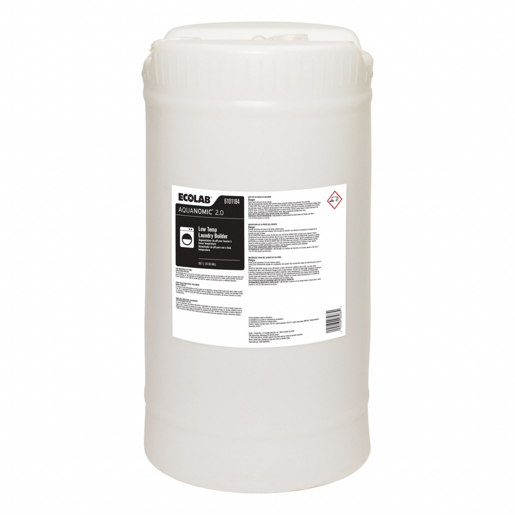 Laundry Builder 15 gal Drum Colorless