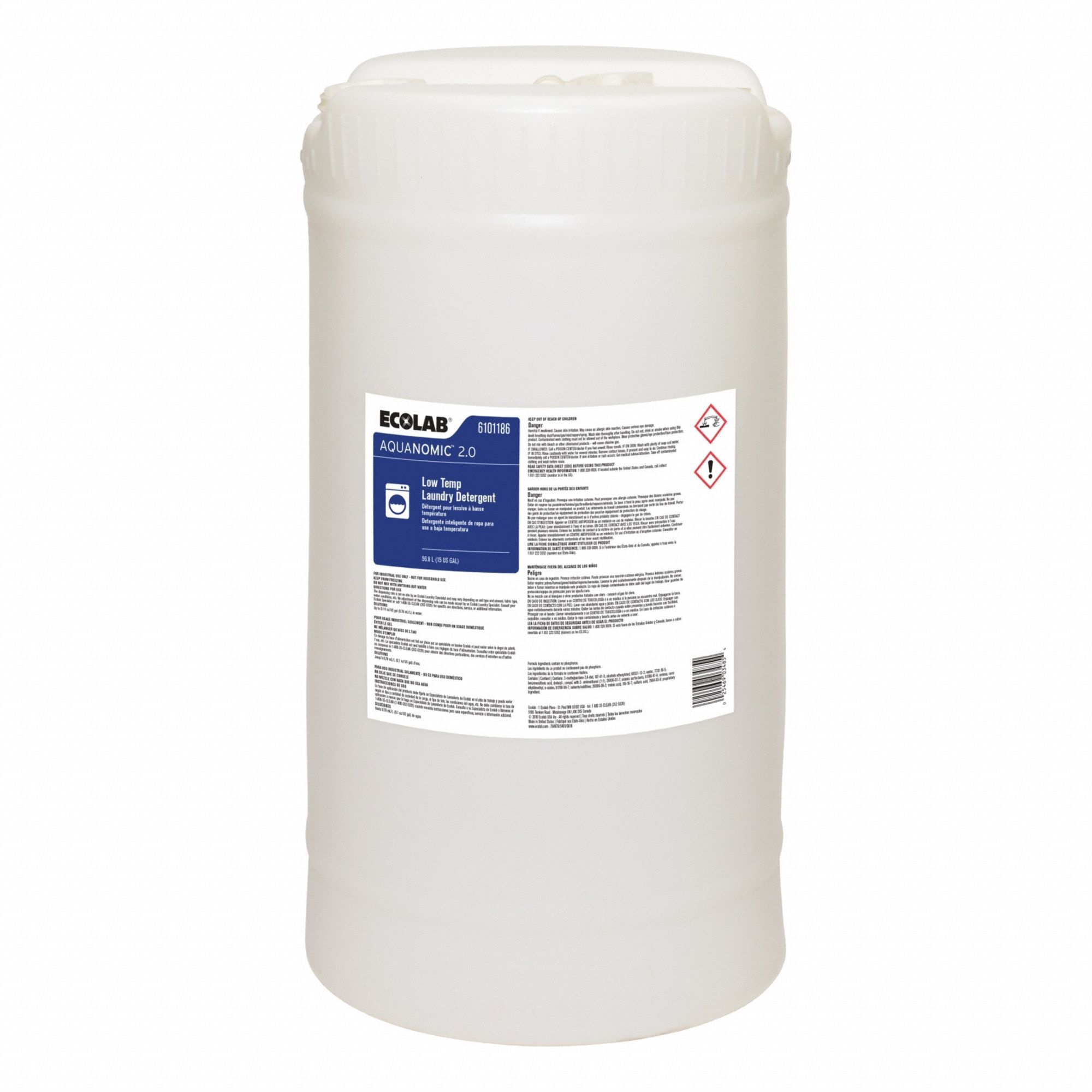 Laundry Detergent 15 gal Drum Yellow