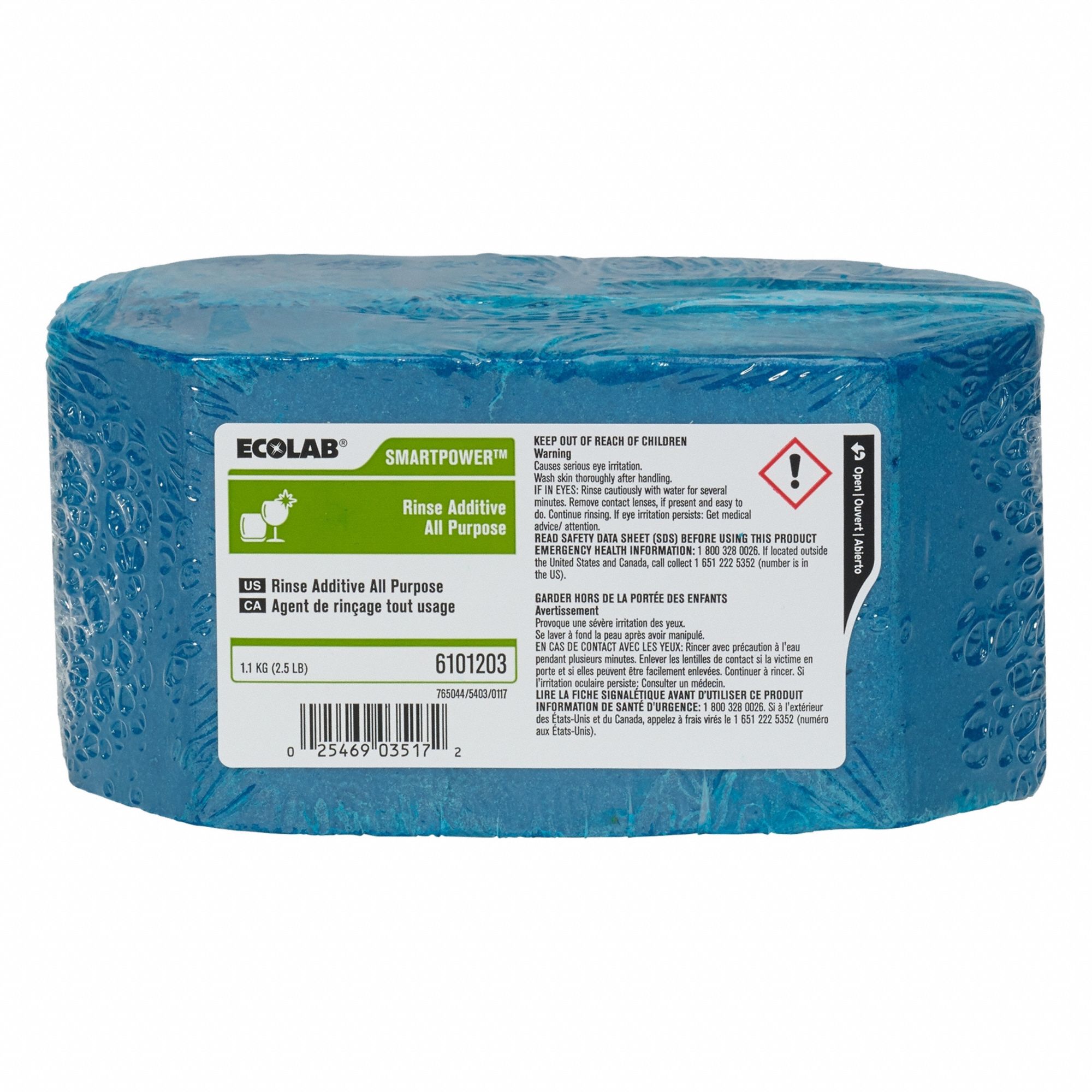 ECOLAB, Machine Wash, Solid, Rinse Additive - 400GF5|6101203 - Grainger