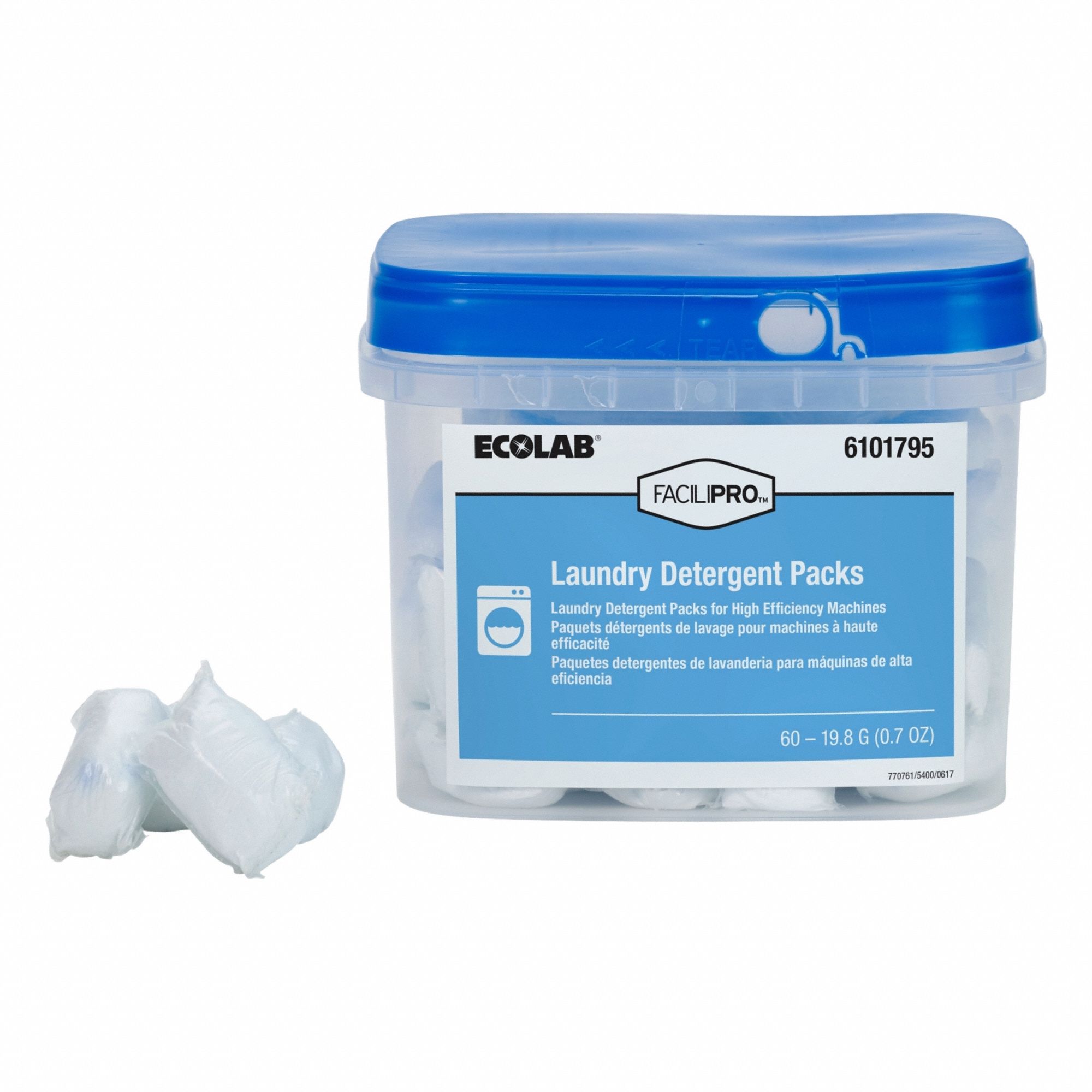 Laundry Detergent 0.7 oz Packet Blue PK2