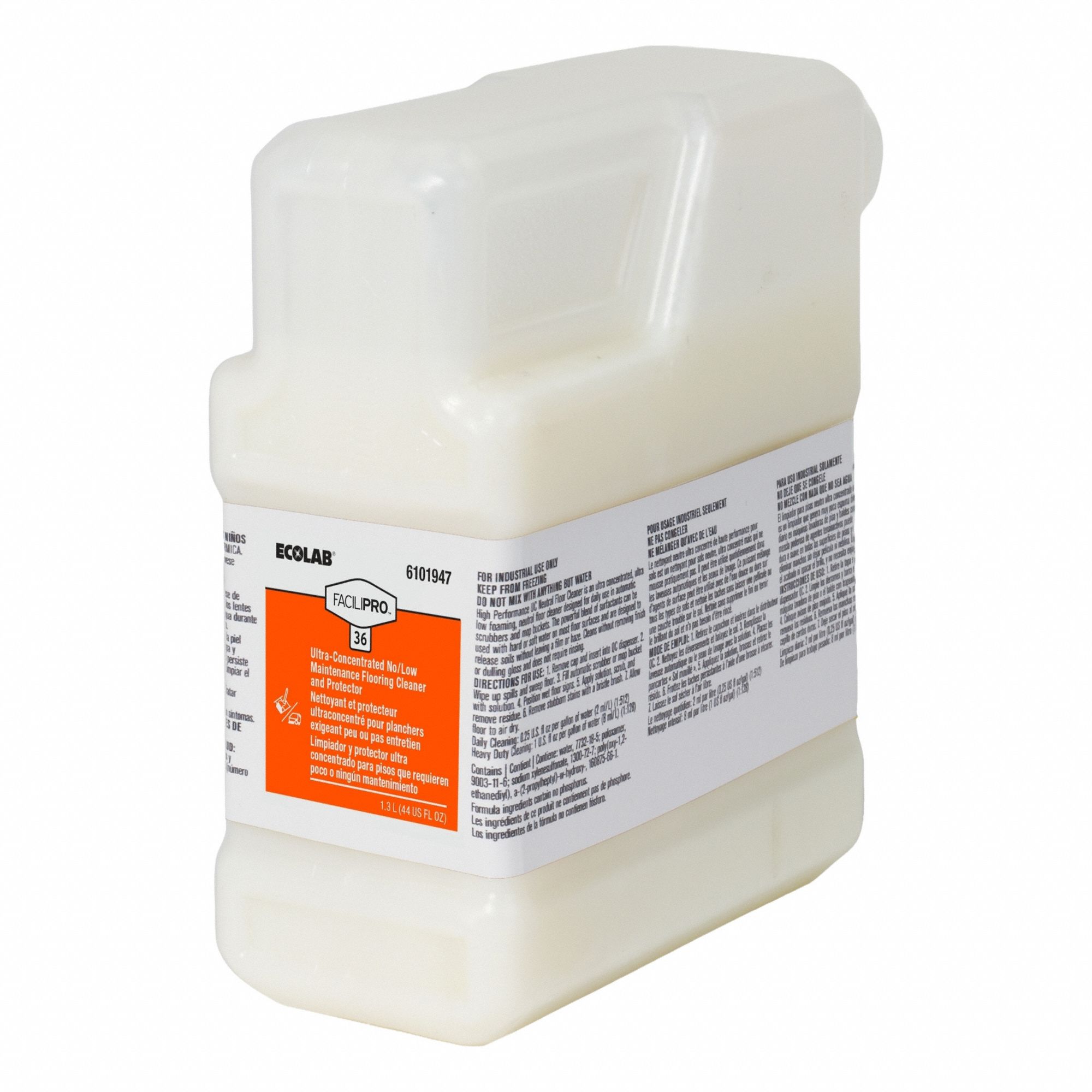 Floor Cleaner: FaciliPro™, 36, For Liquid Dispensing System Dispenser Series, 1.3 L, 2 PK