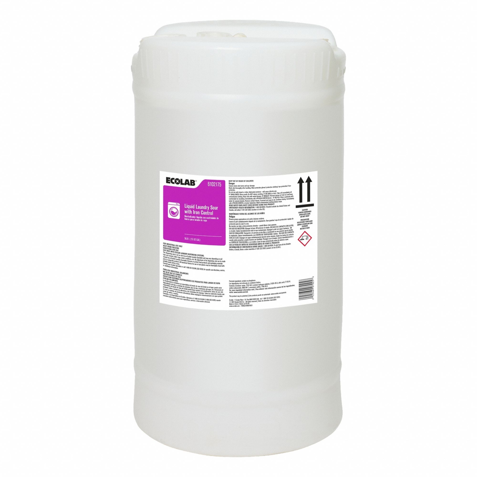 Laundry Sour 15 gal Drum Purple