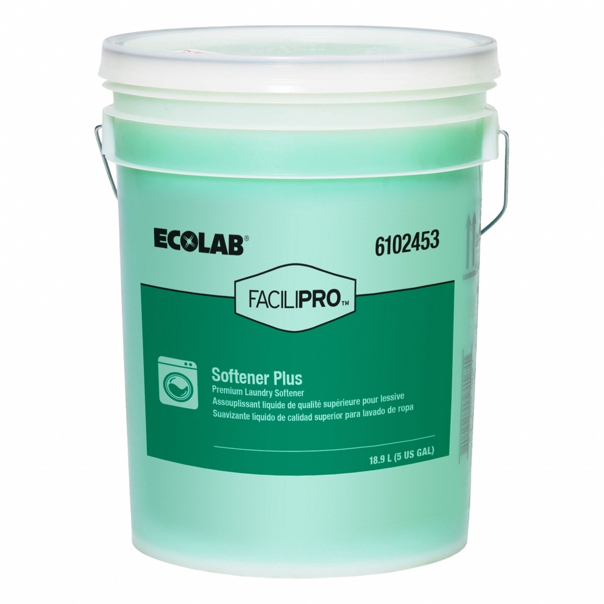 Fabric Softener 5 gal Bucket Light Green