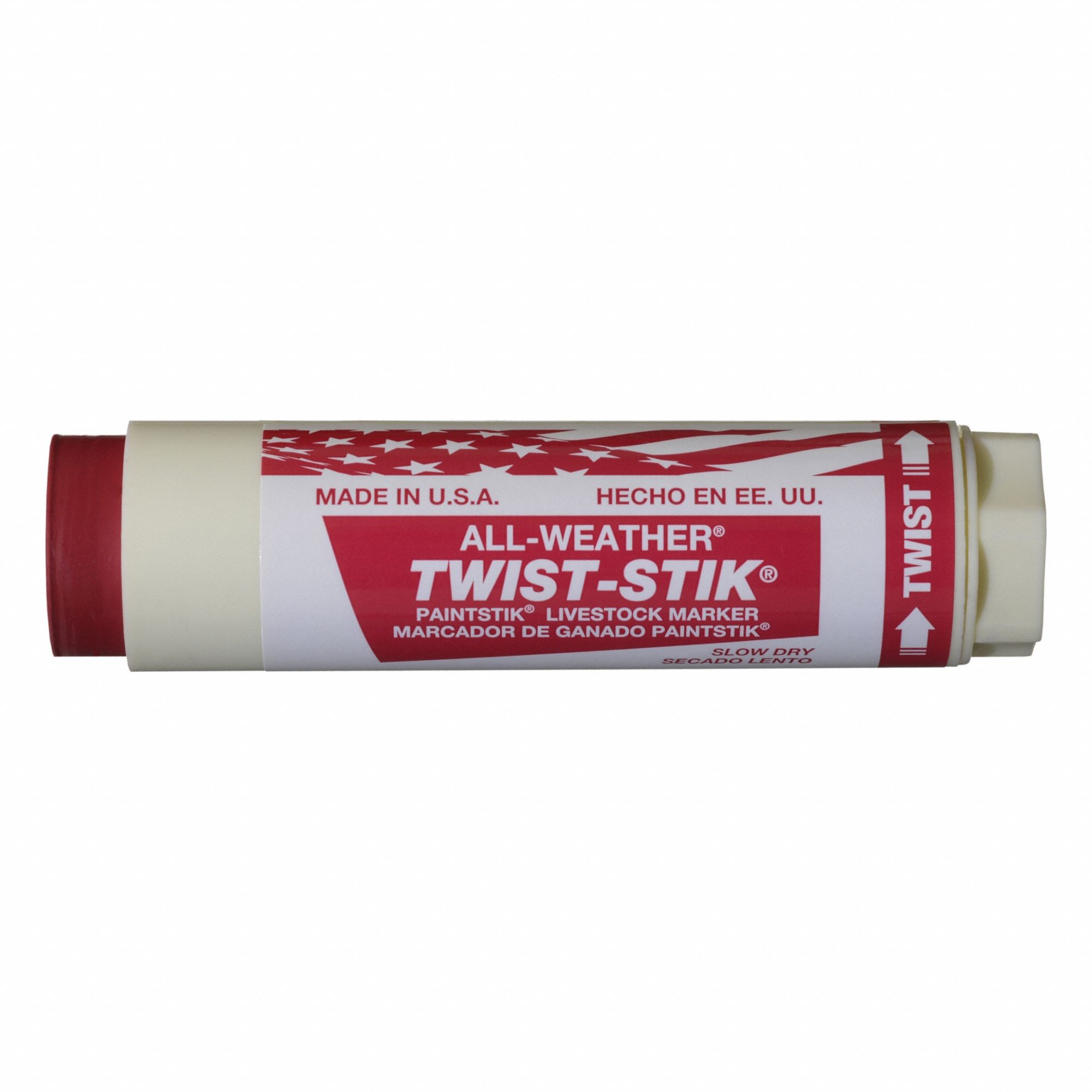 MarkingCrayon, 4-3/4inL, Red, Paint, PK12