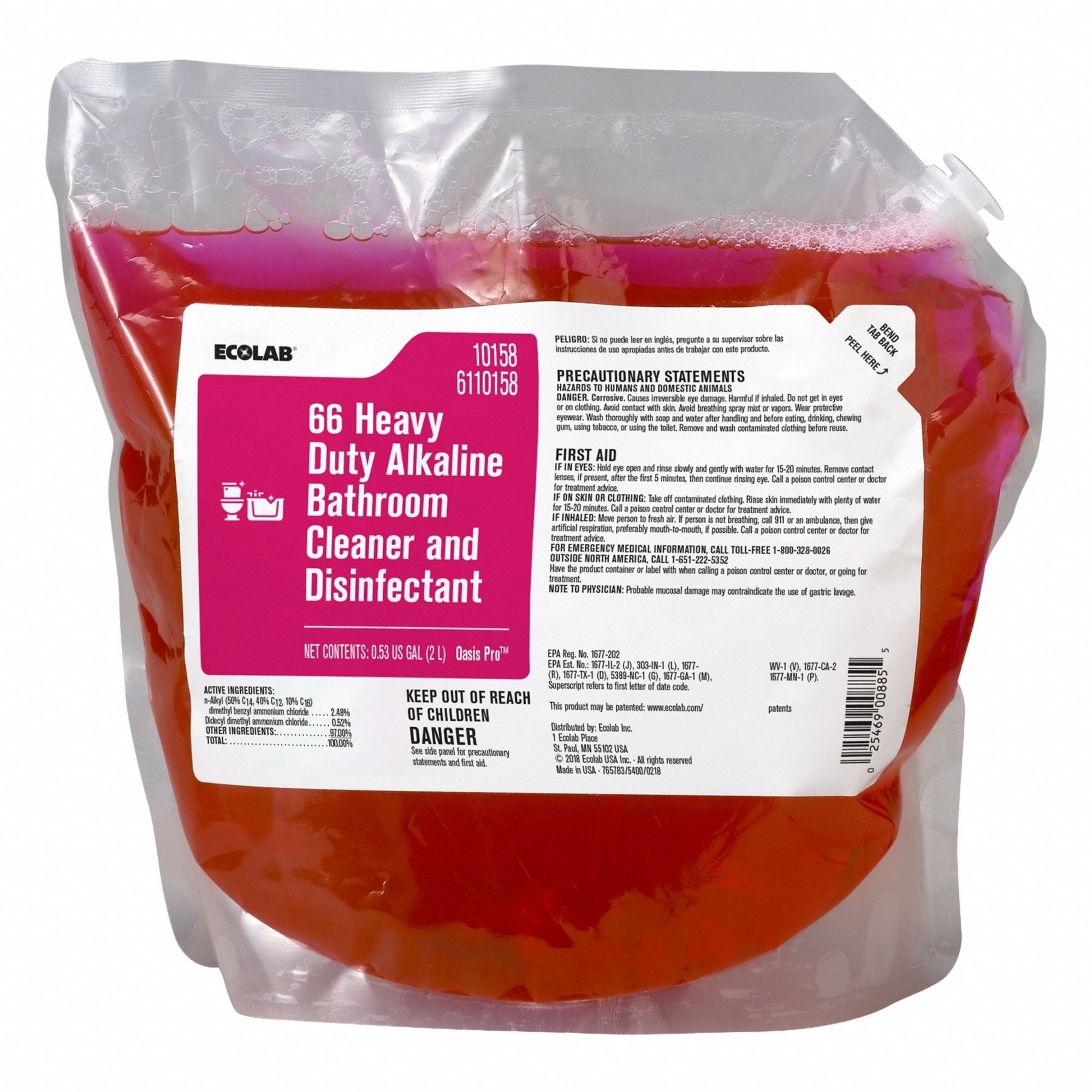 Oasis(R) Pro Disinfectant Bathroom Cleaner