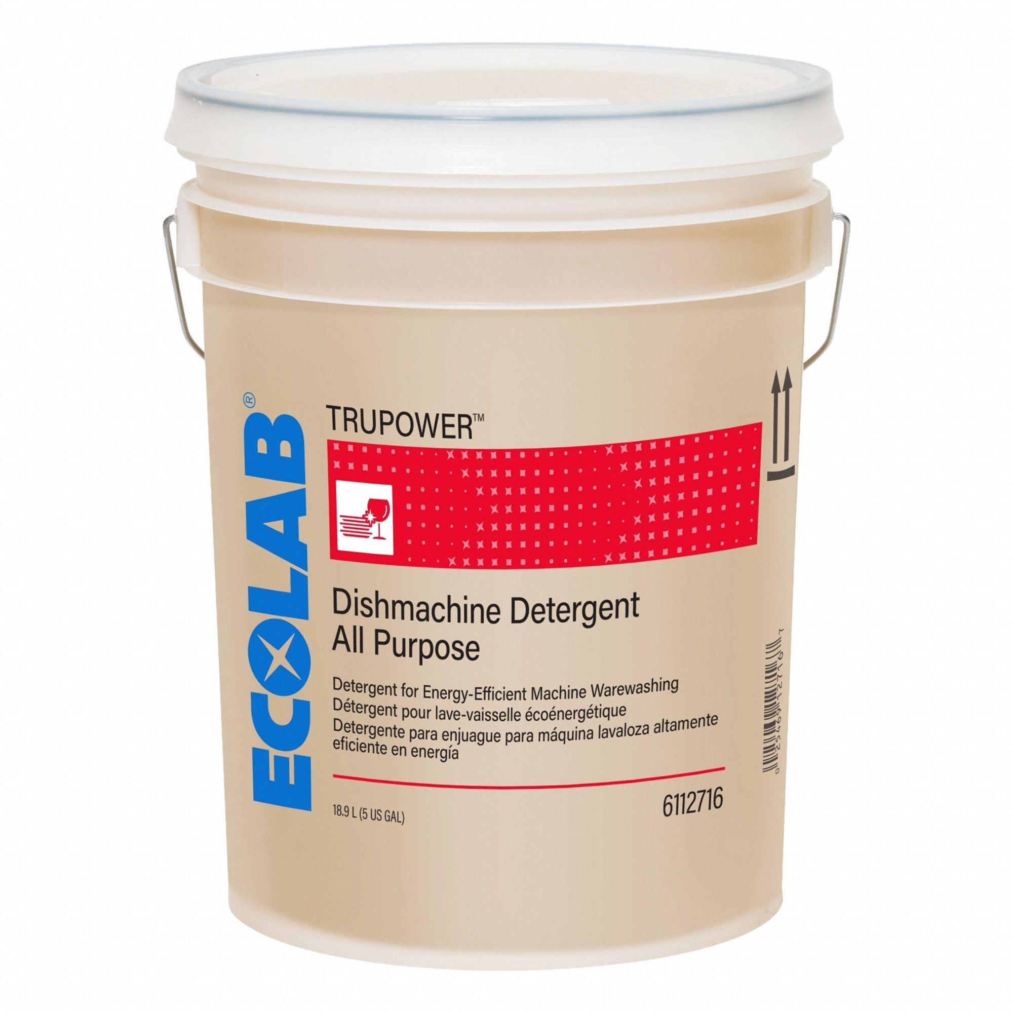 Dishmachine Detergent 5 gal Bucket Amber
