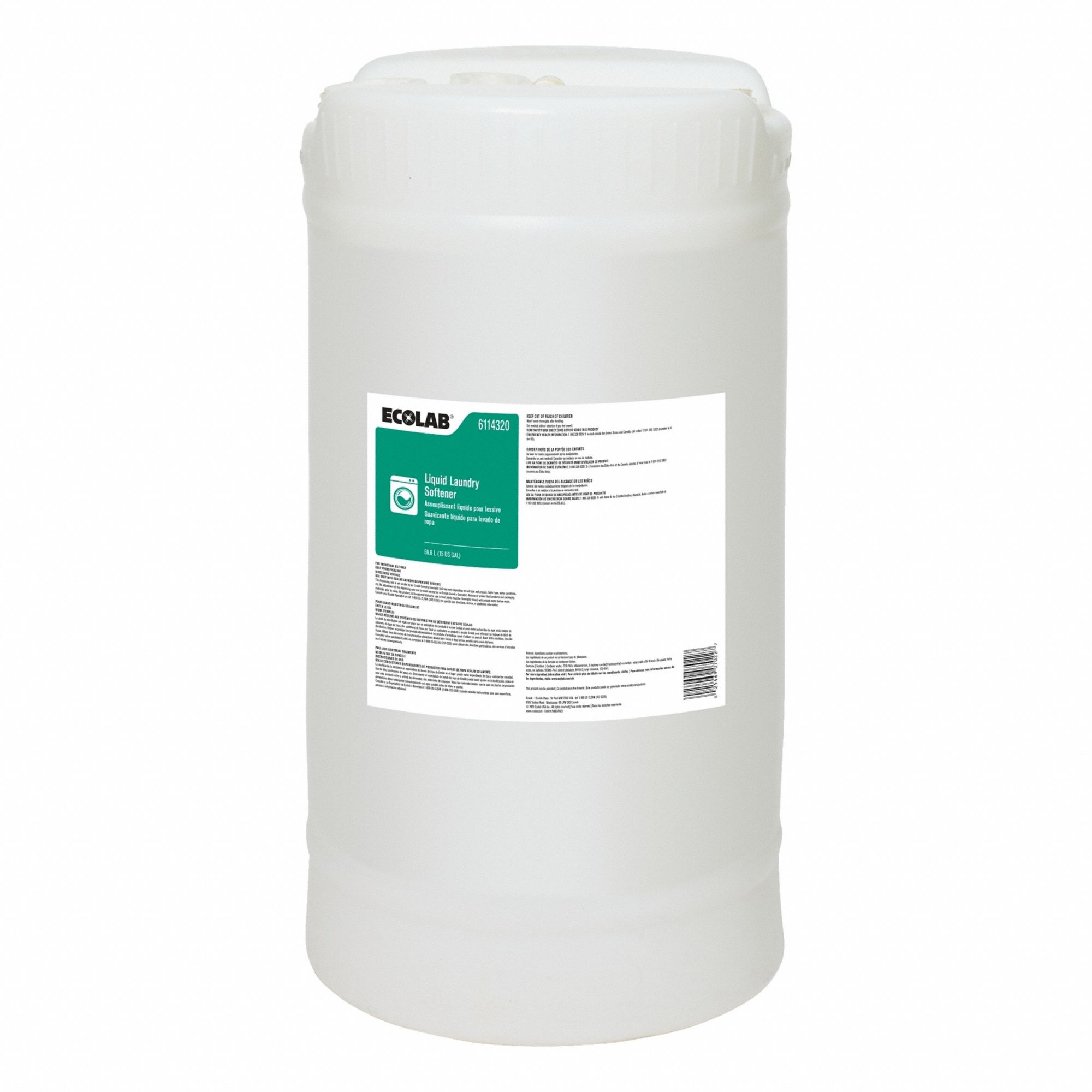Fabric Softener 15 gal Drum Green