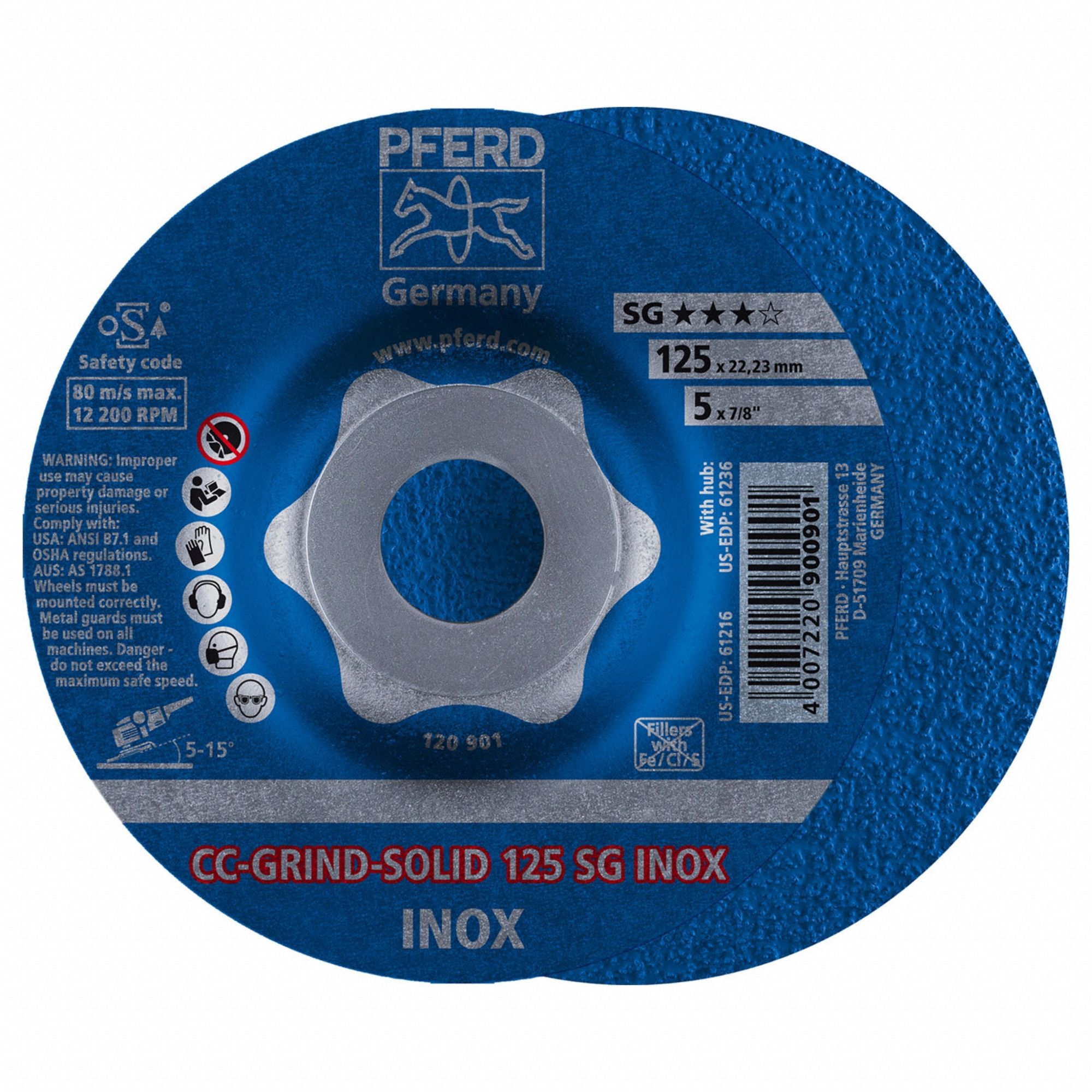 DepressedGrindWhl 7/8 CN UnthreadHle