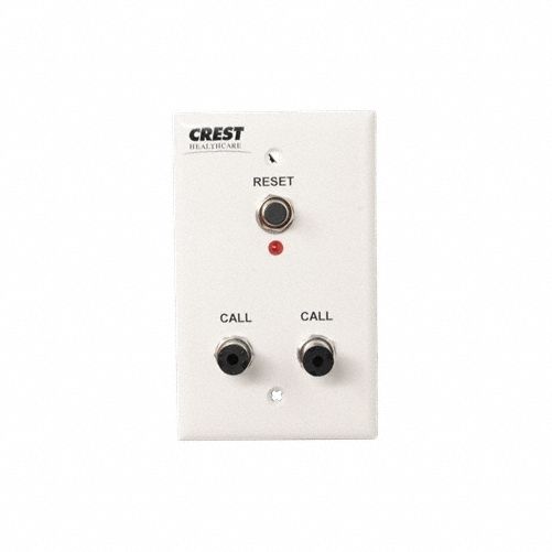 Patient Station: Compatible with Nurse Call System, 2 3/4 in Overall Wd