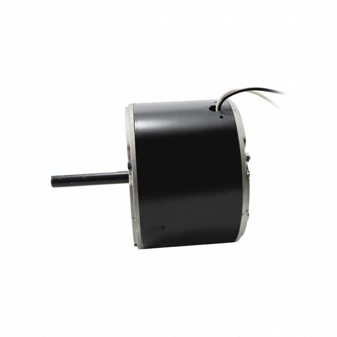 Condenser Fan Motor: Stud/T-Flex Mount, Totally Enclosed Air-Over, 1 Speed, 230V AC