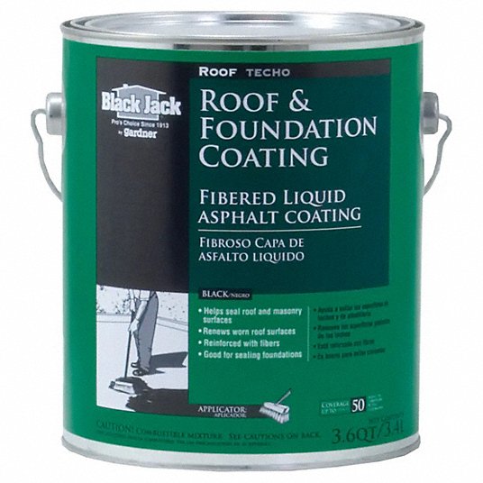 BLACK JACK 3.6-Quart Fibered Waterproofer Roof Sealant BLACK JACK 3.6-Quart Fibered Waterproofer Roof Sealant