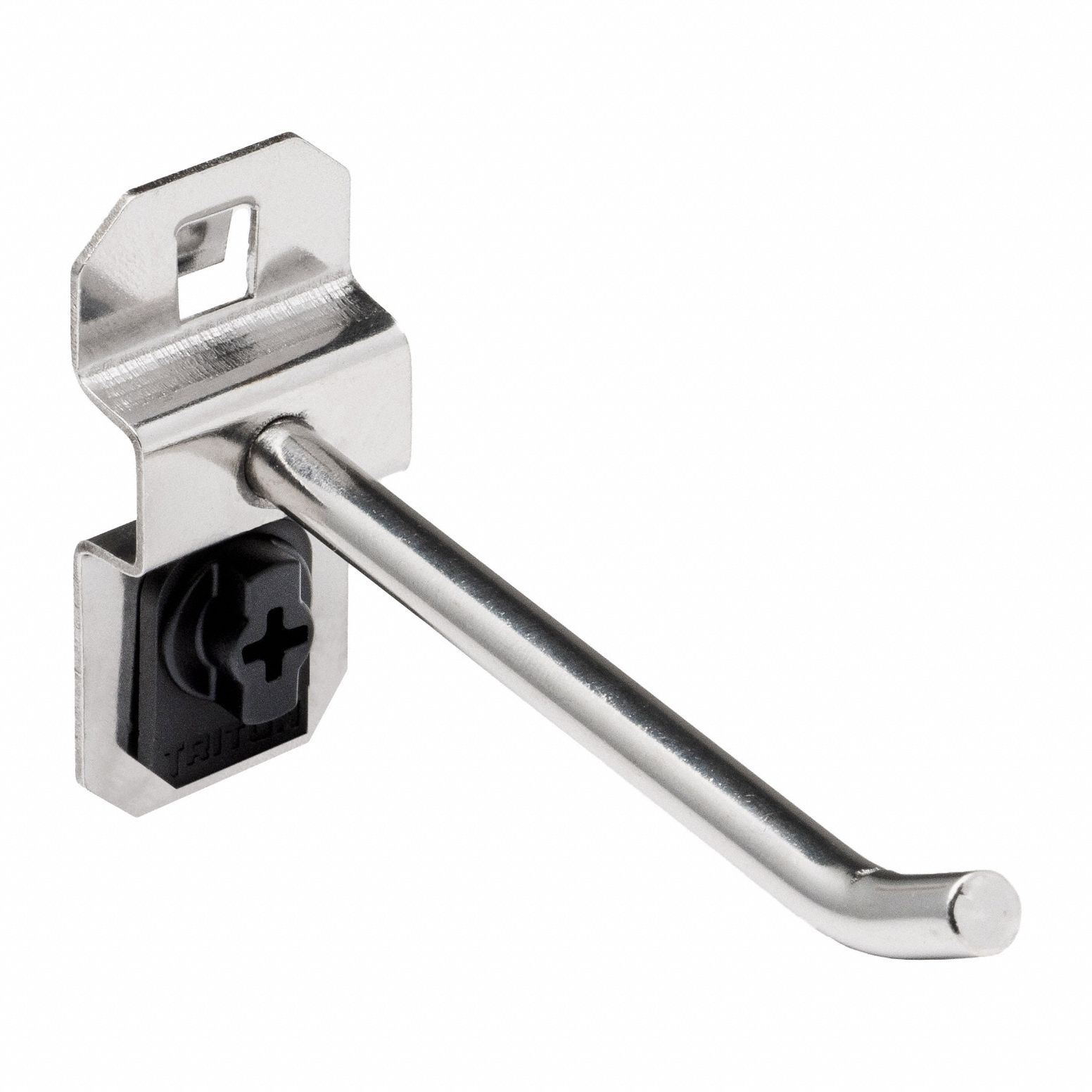 Single Rod Pegboard Hook: 3 in x 1 in x 2 1/4 in, 3 Hooks, 3 in Hook Dp, Surface