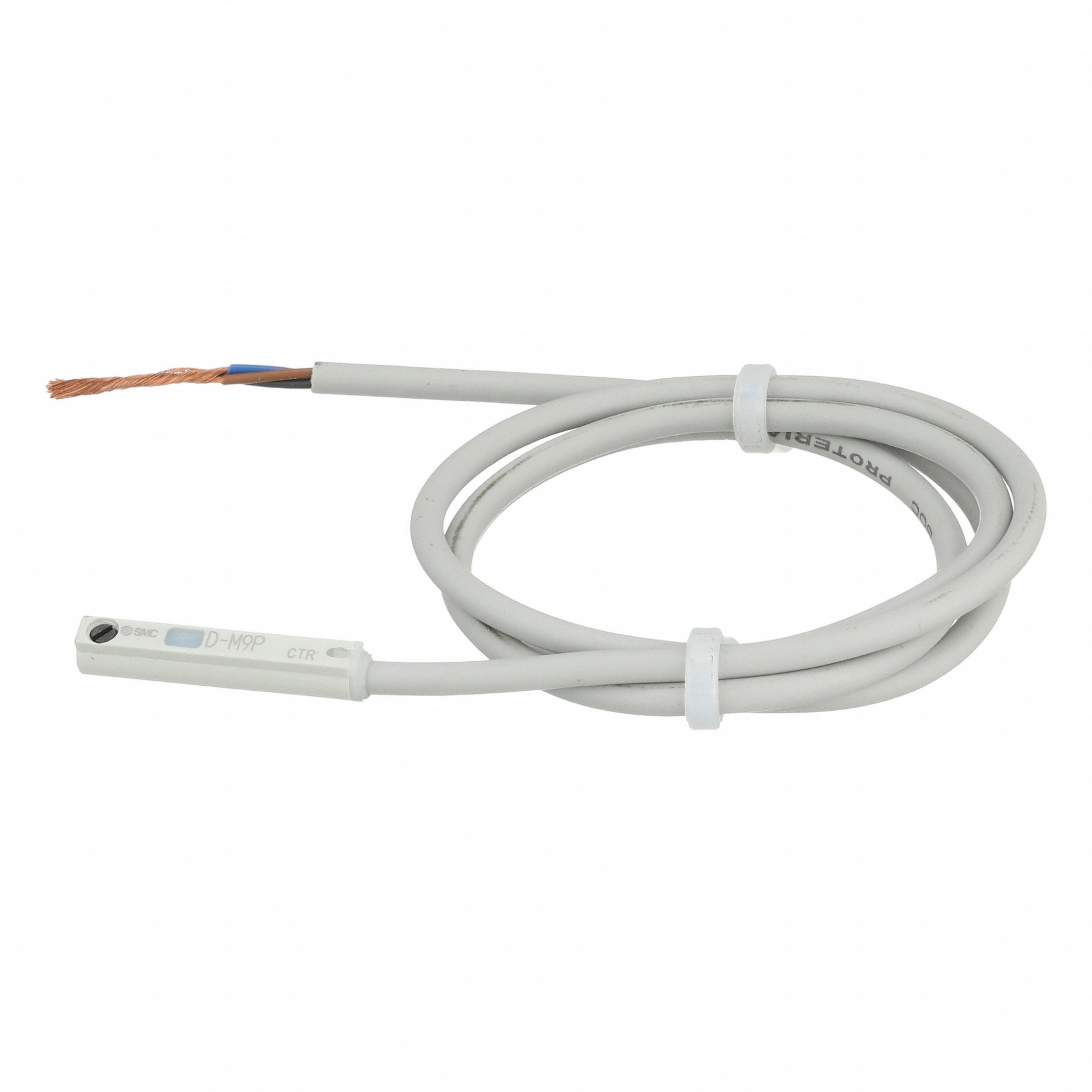 Inline Solid PNP Direct, 3 Wire, 0.5m: D-M9P, Solid State, PNP, IP67, 12V DC/24V DC, 3 Wires, LED