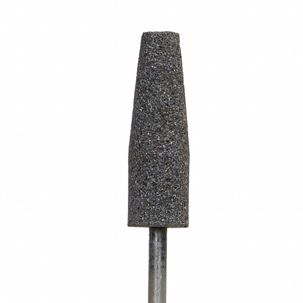 Resin Bond Mounted Point: 3/4 in Dia, Zirconia Alumina, 24 Grit, A1