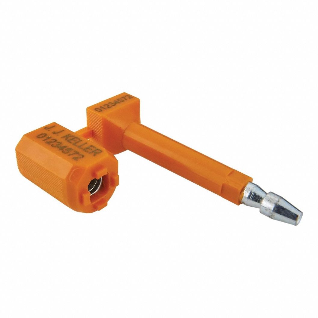 SCEAU SECURITE, 3 3/16 PO L, ORANGE