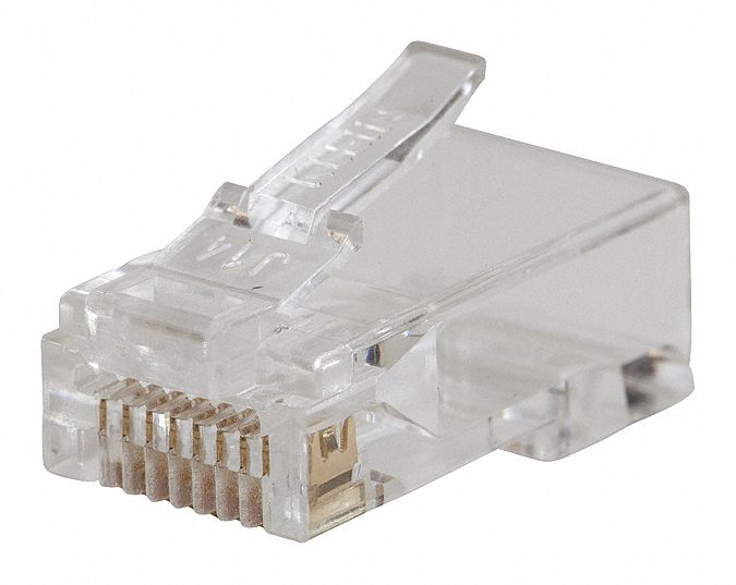 Pass-Thru Modular Data Plugs CAT5e 200PK