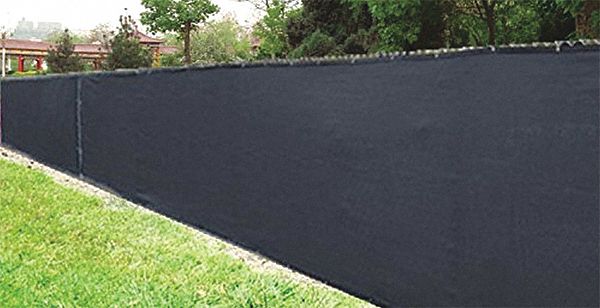 Privacy Screen Fence,Black,6ftX50ft - Grainger